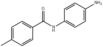 N-(4-アミノフェニル)-4-メチルベンズアミド 化学構造式