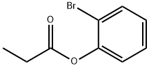 o-ブロモフェニル=プロピオナート 化学構造式