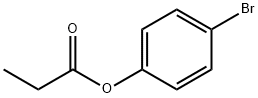p-bromophenyl propionate Struktur