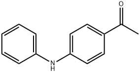 1-(4-(フェニルアミノ)フェニル)エタノン 化学構造式