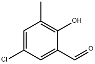 5-CHLORO-2-HYDROXY-3-METHYLBENZALDEHYDE Struktur