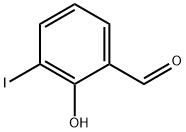 2-ヒドロキシ-3-ヨードベンズアルデヒド 化学構造式