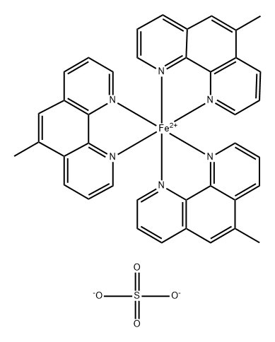 5-METHYL-1,10-PHENANTHROLINE FERROUS PERCHLORATE,23606-37-3,结构式