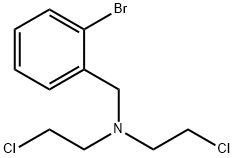 N,N-Bis(2-chloroethyl)-o-bromobenzylamine 结构式