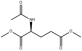 N-アセチルグルタミン酸ジメチル 化学構造式