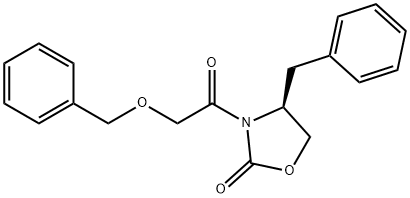 (S)-(+)-4-Benzyl-3-benzyloxyacetyl-2-oxazolidinone, 236110-81-9, 结构式