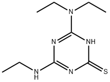 4-(diethylamino)-6-(ethylamino)-1,3,5-triazine-2(1H)-thione 结构式