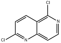 2,5-二氯-1,6-萘啶, 23616-35-5, 结构式