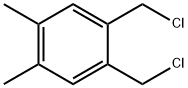 1,2-ビス(クロロメチル)-4,5-ジメチルベンゼン 化学構造式