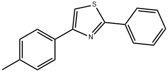 4-(4-METHYLPHENYL)-2-PHENYL-1,3-THIAZOLE Structure