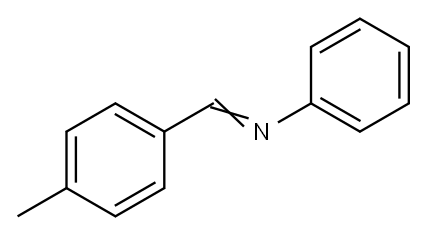 N-(P-METHYLBENZYLIDENE)ANILINE Struktur
