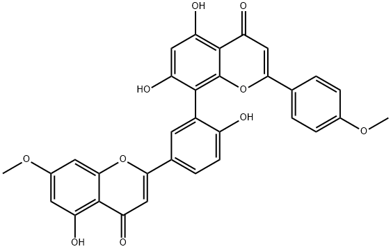 PUTRAFLAVONE 结构式