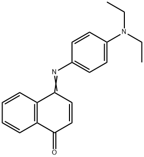 4-(4-二乙基氨基苯基)亚氨基萘-1-酮,2363-99-7,结构式