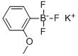 カリウム(2-メトキシフェニル)トリフルオロボラート 化学構造式