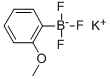 POTASSIUM (2-METHOXYPHENYL)TRIFLUOROBORATE Structure