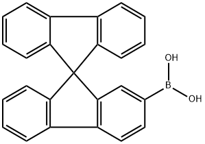 9,9'-スピロビ[9H-フルオレン]-2-ボロン酸 化学構造式