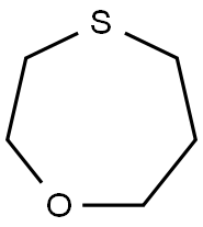 Tetrahydro-5H-1,4-oxathiepin 结构式
