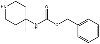 4-BENZYLOXYCARBONYLAMINO-4-METHYL-PIPERIDINE 化学構造式