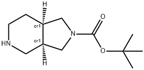 TERT-BUTYL HEXAHYDRO-1H-PYRROLO[3,4-C]PYRIDINE-2(3H)-CARBOXYLATE Structure