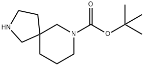 2,7-DIAZASPIRO[4.5]DECANE-7-CARBOXYLIC ACID T-BUTYL ESTER Structure