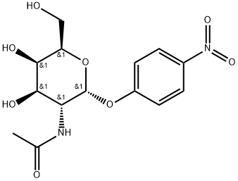 P-NITROPHENYL 2-ACETAMIDO-2-DEOXY-ALPHA-D-GALACTOPYRANOSIDE Structure