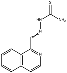 1-formylisoquinoline thiosemicarbazone Struktur