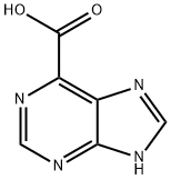 嘌呤-6-羧酸, 2365-43-7, 结构式
