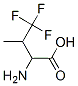 4,4,4-TRIFLUORO-DL-VALINE 化学構造式