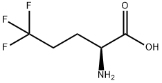 2-Amino-5,5,5-trifluoropentanoic acid, 2-Amino-5,5,5-trifluorovaleric acid 结构式
