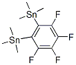 3,4,5,6-Tetrafluorobenzene-1,2-diylbis(trimethylstannane) 结构式