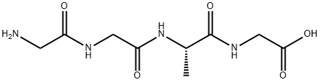 H-GLY-GLY-ALA-GLY-OH Structure