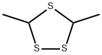 3,5-二甲基-1,2,4-三硫环戊烷 结构式