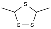 3,5-Dimethyl-1,2,4-trithiolane Struktur