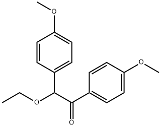 2-ethoxy-4'-methoxy-2-(p-methoxyphenyl)acetophenone 结构式