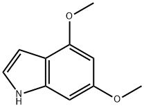 4,6‐ジメトキシ‐1H‐インドール 化学構造式