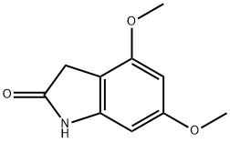 4,6-二甲氧基二氢吲哚-2-酮, 23659-88-3, 结构式