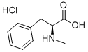 N-ALPHA-METHYL-L-PHENYLALANINE HYDROCHLORIDE Struktur