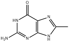 8-メチルグアニン 化学構造式