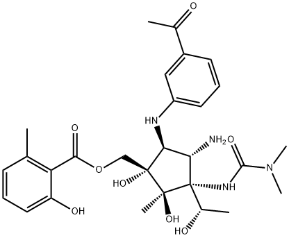 Pactamycin, 23668-11-3, 结构式