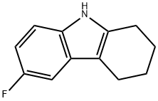 6-fluoro-2,3,4,9-tetrahydro-1H-carbazole Struktur