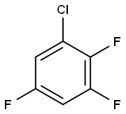 1-クロロ-2,3,5-トリフルオロベンゼン 化学構造式