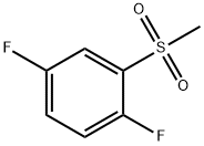 1,4-Difluoro-2-(methylsulfonyl)benzene Struktur