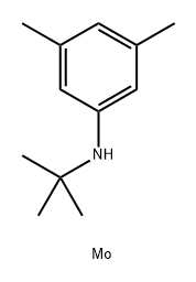 TRIS(N-TERT-BUTYL-3,5-DIMETHYLANILINO)MOLYBDENUM(III) Struktur