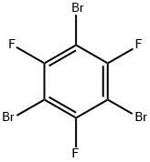 1,3,5-tribromo-2,4,6-trifluoro-benzene Struktur