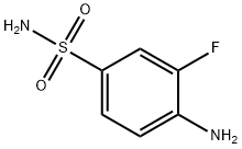 Benzenesulfonamide, 4-amino-3-fluoro- (9CI) Structure