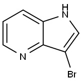 3-bromo-1H-pyrrolo[3,2-b]pyridine Struktur