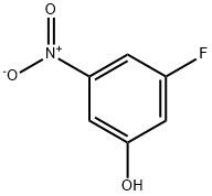 3-フルオロ-5-ニトロフェノール 化学構造式