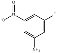 3-フルオロ-5-ニトロ-1-ベンゼンアミン 化学構造式