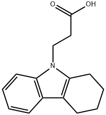 9-(2-CARBOXYETHYL)-1,2,3,4-TETRAHYDROCARBAZOLE Structure