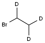 ブロモエタン-1,2,2-D3 化学構造式